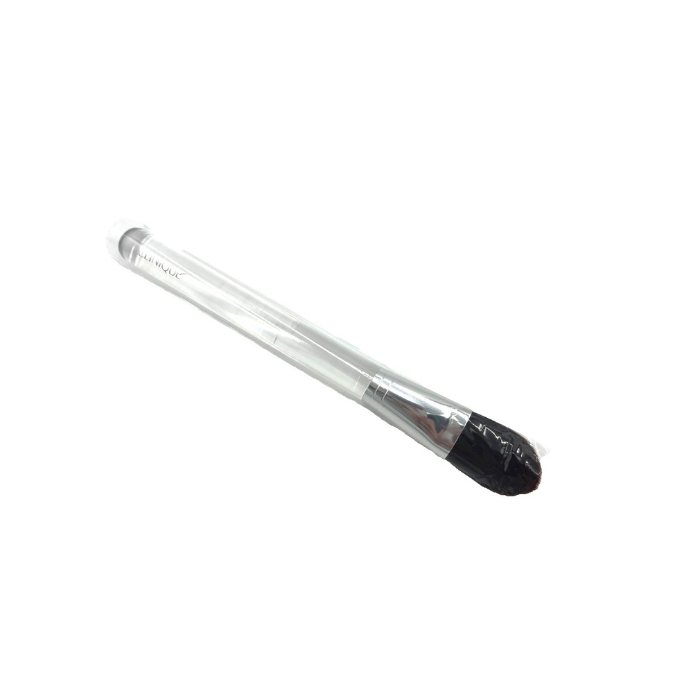 Clinique  Powder Foundation Brush Clear Handle Standard Size 6" Set of‎ 2